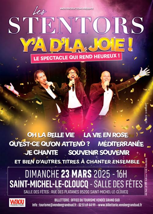 Iconographie - Affiche Les Stentors - Y'a d'la jioie