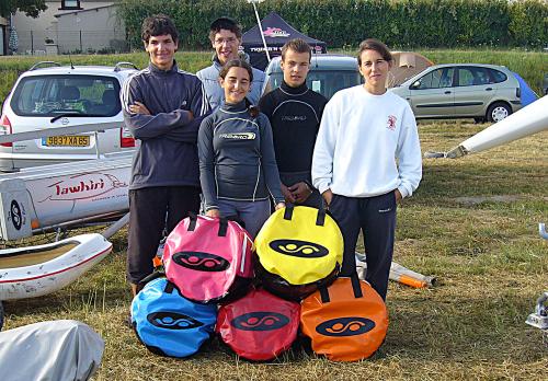 Iconographie - Pratique du char à voile sur la plage