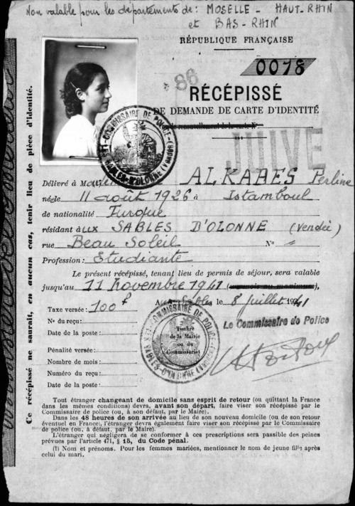 Iconographie - Famille juive réfugiée en Vendée