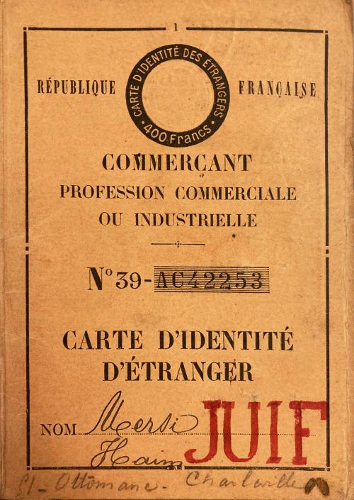 Iconographie - Famille juive réfugiée en Vendée