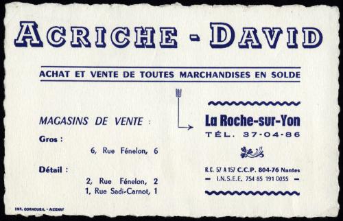 Iconographie - Famille juive réfugiée en Vendée