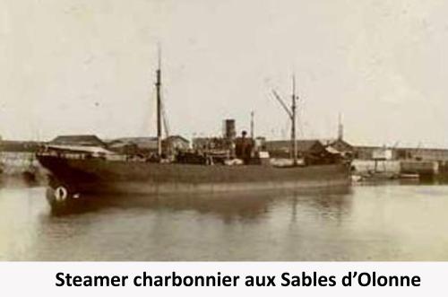 Iconographie - Un straemer charbonnier dans le port