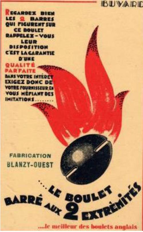 Iconographie - Buvard Blanzy charbonniers d'O Pajarola