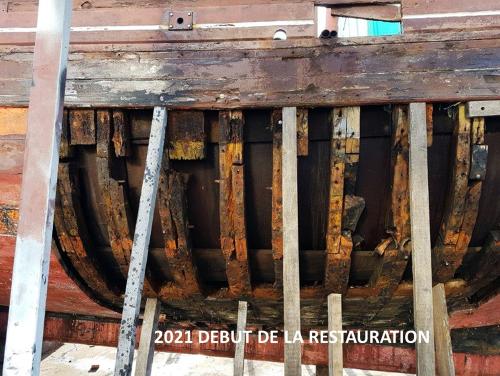 Iconographie - La restauration du Kifanlo par le charpentier Marlo