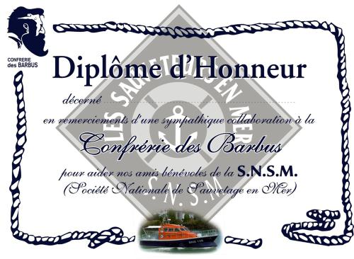 Iconographie - Diplôme de membre de la Confrèrie des barbus