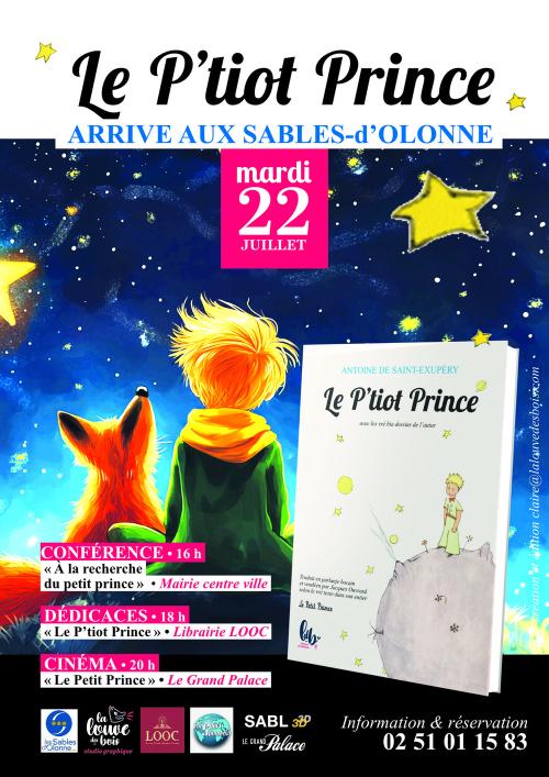 Iconographie - Affiche de l'ouvrage Le P'tiot  Prince