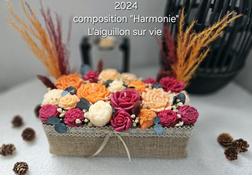 Iconographie - Composition florale de l'entreprise Fleur de cire