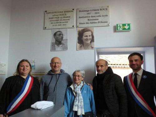 Iconographie - Hommage à Odette Roux, résistante