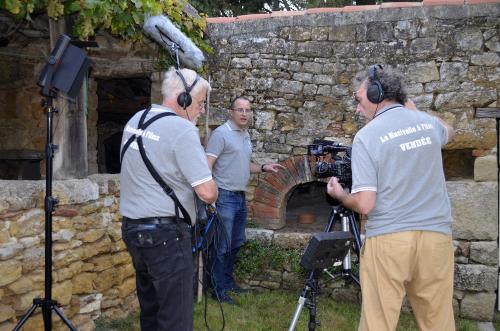 Iconographie - La Manivelle à Films Vendée - tournage four à pain