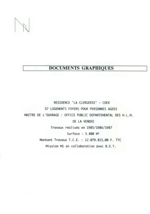Iconographie - Palmarès de l'habitat 1988