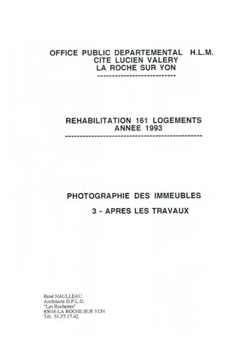 Iconographie - Cité Lucien Valery