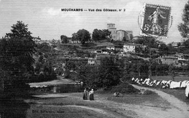 Iconographie - Mouchamps vue des côteaux