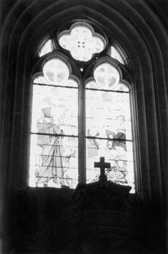 Iconographie - Vitrail Saint-Jacques à la cathédrale