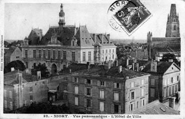 Iconographie - Vue panoramique - Hôtel de Ville