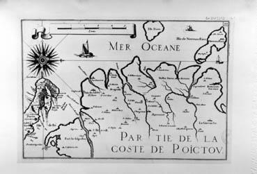 Iconographie - Carte archéologique de la Coste de Poitou