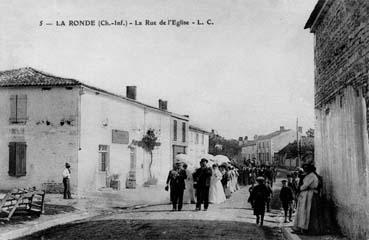 Iconographie - La rue de l'église