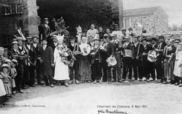 Iconographie - Charivari du Charpre le 8 mai 1911