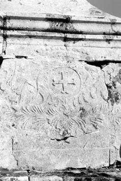 Iconographie - Détail d'une colonne au prieuré