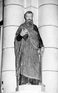 Iconographie - Statue polychrome à l'église
