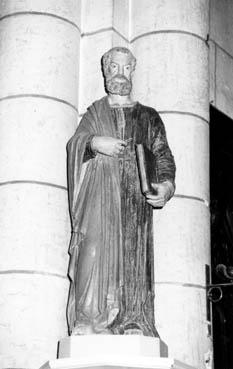 Iconographie - Statue polychrome à l'église