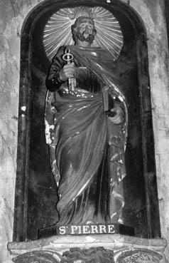Iconographie - Statue de Saint-Pierre à Prigny