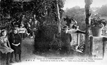 Iconographie - La terrasse de l'Hôtel Gendron