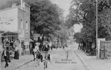 Iconographie - Robinson - Promenade à ânes