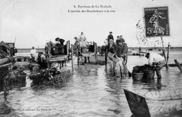 Iconographie - L'arrivée des boucholeurs à la rive - Environ de la Rochelle