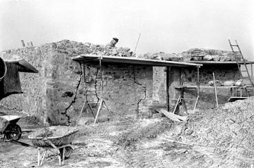 Iconographie - Reconstruction du grenier de l'Îlot au Daviaud