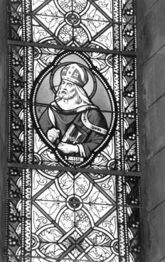 Iconographie - Vitrail Saint Augustin