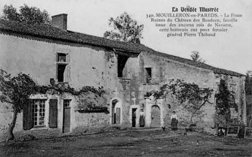 Iconographie - La Fosse, ruines du château des Baudeau