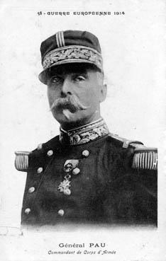 Iconographie - Général Pau - Guerre européenne 1914