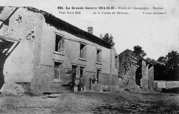 Iconographie - La Grande Guerre 1914-1915 - Front de Champagne, ruines