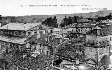 Iconographie - La Grande Guerre 1914-1915 - Bombardement de Verdun