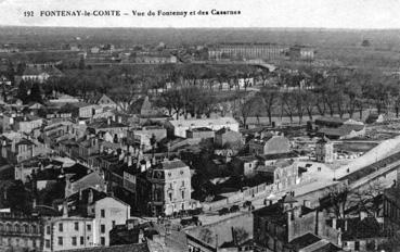 Iconographie - Vue de Fontenay et des casernes