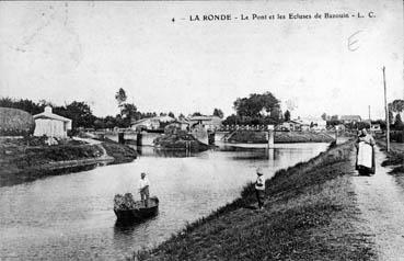 Iconographie - Le pont et les écluses de Bazouin