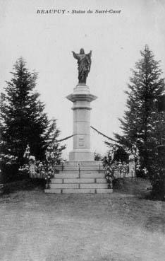 Iconographie - Beaupuy - Statue du Sacré-Coeur