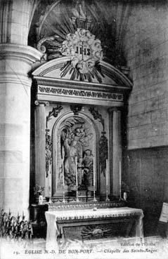 Iconographie - Eglise N-D du Bon-Port - Chapelle des Saints-Anges