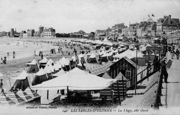 Iconographie - La plage, côté Ouest