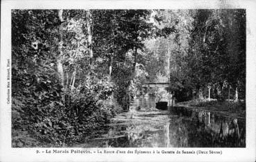 Iconographie - La route d'eau des Epineaux à la Garette de Sansais