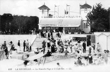 Iconographie - La nouvelle plage et le café-bar