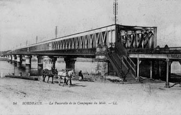 Iconographie - La passerelle de la Compagnie du Midi