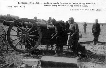 Iconographie - Artillerie lourde Française