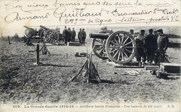 Iconographie - Artillerie lourde Française