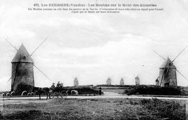 Iconographie - Les moulins sur le Mont des Alouettes