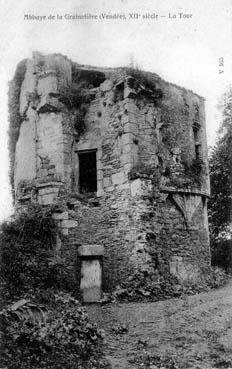 Iconographie - Abbaye de la Grainetière, XII° siècle - La Tour