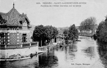 Iconographie - Pavillon de l'hôtel Graveleau sur la Sèvre