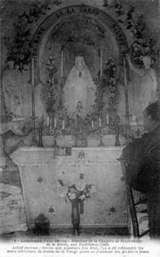iconographie - Intérieur de la chapelle
