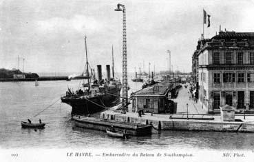 iconographie - Embarcadère du bateau de Southampton