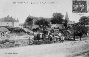 Iconographie - Quartier des écoles - Route de St-Denis